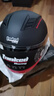 坦克摩托车头盔3C四分之三盔T536四季防风B.Duck电动车安全帽男女 亚黑洛克【经典】【彩色镜片+透明镜片】 XXL（建议头围60-62cm） 实拍图