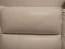 芝华仕（CHEERS）五星皮床双人床现代简约主卧婚床储物真皮床卧室皮艺床芝华士C078 米白色-高脚床+D026护脊升级垫-1.5M 优先发货（详询客服） 实拍图