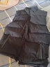 啄木鸟棉马甲男秋冬季装背心坎肩男士内外穿加绒加厚保暖大码上衣服男装 M55黑色 2XL（130-145斤） 实拍图