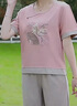 秋芙罗妈妈夏装2025新款套装中老年女装50岁60洋气宽松T恤老人夏季衣服 实拍图