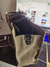 酷奇袋鼠帆布手提包包女2023七夕时尚大容量单肩通勤托特包 卡其绿 实拍图