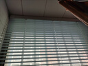 美尔耐免打孔百叶窗帘卧室卫生间浴室厕所防水铝合金厨房升降遮光帘6010 免钉【标准亮光】白色 1平方米 实拍图