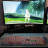 三星（SAMSUNG）32英寸 G55C 165Hz 2K 1000R 1ms HDR10 FreeSync 低蓝光 玄龙骑士 电竞显示器 LS32CG552EBXXF 实拍图