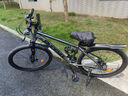 凤凰（Phoenix）山地车自行车成年人男女学生铝合金禧玛诺变速减震油碟山地自行车 深灰/钢架/辐条轮/全轴承 21速进口禧玛诺/26寸 实拍图