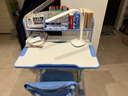 晶熠儿童学习桌椅套装课桌小学生写字桌子学校作业书桌椅家用可升降 德学款(灰)手摇书架桌手摇海绵椅 实拍图