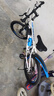 凤凰儿童自行车6-10-12-15岁中大童小学生可变速山地车男女孩小孩单车 凤凰GT 白蓝色 辐条轮单速+礼包 20寸【适合身高130-155cm】 实拍图