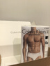 Calvin Klein内衣男士三条装循环提花腰边ck舒适纯色棉质微弹贴身三角内裤男 998-太空黑/椰青灰/月光白 3条 L 实拍图