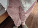 草景家孕妇睡衣夏季薄款纯棉月子服宽松大码产后夏天吸汗透气哺乳衣套装 923粉色 XXXXL(建议体重180-210斤左右) 实拍图