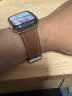 MSSM适用苹果手表表带apple iwatch爱马仕款Swift小牛皮真皮表带ultra/S9/S8/7/6浅棕色42/44/45/49mm 晒单实拍图