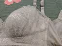 爱慕内衣女无钢圈聚拢小胸中厚侧收透气洞洞杯蕾丝文胸AM170611 实拍图