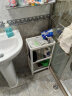 HOUYA 浴室置物架3层 卫生间家用厕所夹缝脸盆收纳架洗手间落地储物架 实拍图