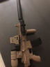 M416电动连发弹珠突击步抢手自一体专用枪男孩8-12岁六一生日礼物 标配M416嘿色-（手动+电动）80CM 送2包弹+护目镜+变色靶 实拍图