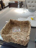 安迪优美兔子兔兔窝 龙猫天竺鼠荷兰猪草窝 保暖草垫  草窝兔子兔兔窝龙猫 小宠睡床 实拍图