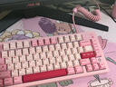 AKKO 客制化机械键盘航插线大航插头弹簧螺旋式数据线伸拉金属USB+Type-C接口 粉色 实拍图