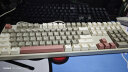 ikbc键盘机械键盘无线w210红茶青轴键盘鼠标套装游戏电竞有线樱桃键盘电脑办公人体工学键盘 C210时光灰有线108键茶轴 实拍图