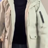 迪卡侬冲锋衣男冲锋衣三合一羽绒内胆男女户外防风防水夹克外套可拆卸 男款 暖玉白 S 实拍图