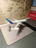 空客A380原型机 1:160 带轮子带灯仿真飞机模型 航模客机礼品摆件 20厘米合金带起落架+停机坪 实拍图