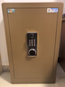 虎牌保险柜家用小型床头保险箱办公财务专用 密码指纹WIFI远程全钢防盗可入墙固定入衣柜保管箱 悦虎T80cm高 咖色（三层） 密码款(密码+钥匙) 实拍图