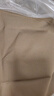 百图betu女装秋季新款半身裙高腰中长赫本A型褶摆半身裙女2308T62 卡其色 L 实拍图