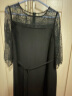 赛斯特女装夏季新款七分袖中长款连衣裙 W0622 黑色 AM(160/84) 晒单实拍图