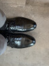 VOLO犀牛男鞋商务正装西装皮鞋男士舒适透气软底德比皮鞋 黑色 41  晒单实拍图