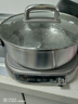 九阳（Joyoung）0涂层IH秒涮电火锅火锅专用锅电锅家用4-8人分体式可拆洗多功能电蒸锅不锈钢电煮锅6L火锅锅GN12 实拍图