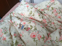 Teenie Weenie小熊A类纯棉三件套全棉学生宿舍单人床单被套罩床上用品1.2m床 茶语时光-碎花+柔粉 实拍图