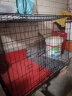 宠乐乖（CHONGLEGUAI）狗笼猫笼狗笼子中小型犬带厕所幼犬折叠便携猫笼子猫咪兔笼850ZG 实拍图