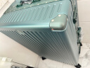 世界地理德国行李箱男女29英寸铝框旅行箱杯架拉杆箱万向轮密码箱 英伦绿 实拍图