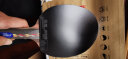 红双喜DHS狂飚五星乒乓球拍横拍碳素单拍双面反胶全能型R5002C带拍套 实拍图