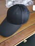 cacuss鸭舌帽男棒球帽加长沿帽子男女夏季潮时尚大码男帽大头围户外遮阳帽B0062 黑色 大号59-62cm 实拍图
