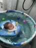 劳可里尼（NOCOLLINY）婴儿洗澡盆可折叠游泳桶 宝宝游泳池儿童洗澡家用可坐可躺泡澡桶 【免安装-游泳桶】海洋蓝 小号 实拍图