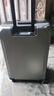 双星（doublestar）行李箱拉杆箱男次日达可登机箱大容量学生铝框密码箱旅行箱皮箱子 深灰色【加厚铝框可坐可踩】 24英寸  常用尺寸-加厚箱体 实拍图