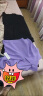 索宛亦（SUOWANYI）大码女装夏季穿搭一整2023新款短袖上衣大码胖mm显瘦两件套 紫色上衣+黑色吊带裙 两件套 XL 建议120-140斤 晒单实拍图