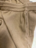 ERDOS 早春男女同款纯羊绒系带设计脚口开衩休闲长裤 拿铁 165/72A/L 晒单实拍图
