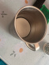 无印良品（MUJI）不锈钢双层马克杯 咖啡杯 办公室水杯杯子保温保冷 银色 380ml 实拍图