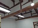 V-POWER LED办公室吊灯长条灯吸吊两用长方形条形灯工业风简约工作室会议 黑壳办公灯【1200*100】24W-白光 实拍图