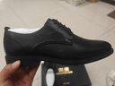奥康皮鞋男春秋季透气商务正装上班男鞋牛皮英伦风男士小皮鞋软底薄款 黑色 38 实拍图