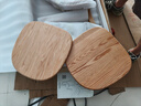 源氏木语实木餐椅北欧风橡木靠背椅家用多材质休闲椅现代简约餐厅吃饭椅子 (橡木原木色)0.47米圆弧餐椅*2 实拍图