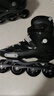 斯威（SWAY）轮滑鞋成人男女溜冰鞋休闲平花专业滑轮鞋大学生初学者滑冰旱冰鞋 黑【一体支架+安全头盔护具+包】 40 日常鞋码(40-41) 实拍图