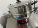 扬子多功能电热锅家用电炒锅电火锅电煮锅电蒸锅料理锅一体式大功率多用途炒锅 32cm无笼【2100W四灯5-6人】 实拍图