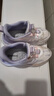ABC KIDS童鞋男女童运动鞋中大童休闲鞋飞织儿童跑步鞋3152PY粉紫32 实拍图