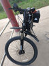 EROADE德国折叠山地自行车男成人青少年学生超轻便携铝合金越野变速赛车 黑色【宙马X4】shimano双油碟 26寸-适合身高165-180cm 30速 实拍图