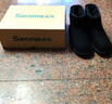 森馬（Senma）潮流简约百搭保暖加绒棉鞋短筒情侣雪地靴男718414704 黑色 38码 实拍图