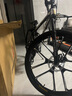 凤凰（Phoenix） 山地自行车成年人男士女士学生变速减震油刹线刹山地车自行车 黑白色十刀轮高碳钢车架 27.5寸（身高170-190左右） 24速数字指拨/默认线碟可改油碟 实拍图