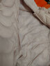 戴维贝拉（DAVE＆BELLA）新生儿羽绒连体衣保暖婴儿衣服冬季幼儿服装女宝外出服初生儿爬服 浅粉色 80cm（建议身高73-80cm） 晒单实拍图