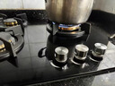 TOOYOPIN三眼燃气灶定时三孔煤气灶天然气灶防爆钢化玻璃多头灶具欧式小尺寸一级能效灶嵌入式家用全铜炉头 黑色液化气款 20Y 实拍图