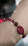2026马年本命年儿童朱砂手链平安扣红绳婴儿脚链手串鼠牛兔蛇礼物 【平安红】手链长度可调(莲花款) 大人款 实拍图