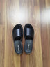ZHR拖鞋女牛皮帮面厚底增高凉拖外穿气质一字拖女轻便百搭ES73黑色38 实拍图