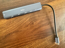 朗科（Netac）Type-C扩展坞七合一HUB集线器TF/SD卡读卡器C口转HDMI/RJ45千兆网口/PD快充通用MAC平板电脑HC024 实拍图